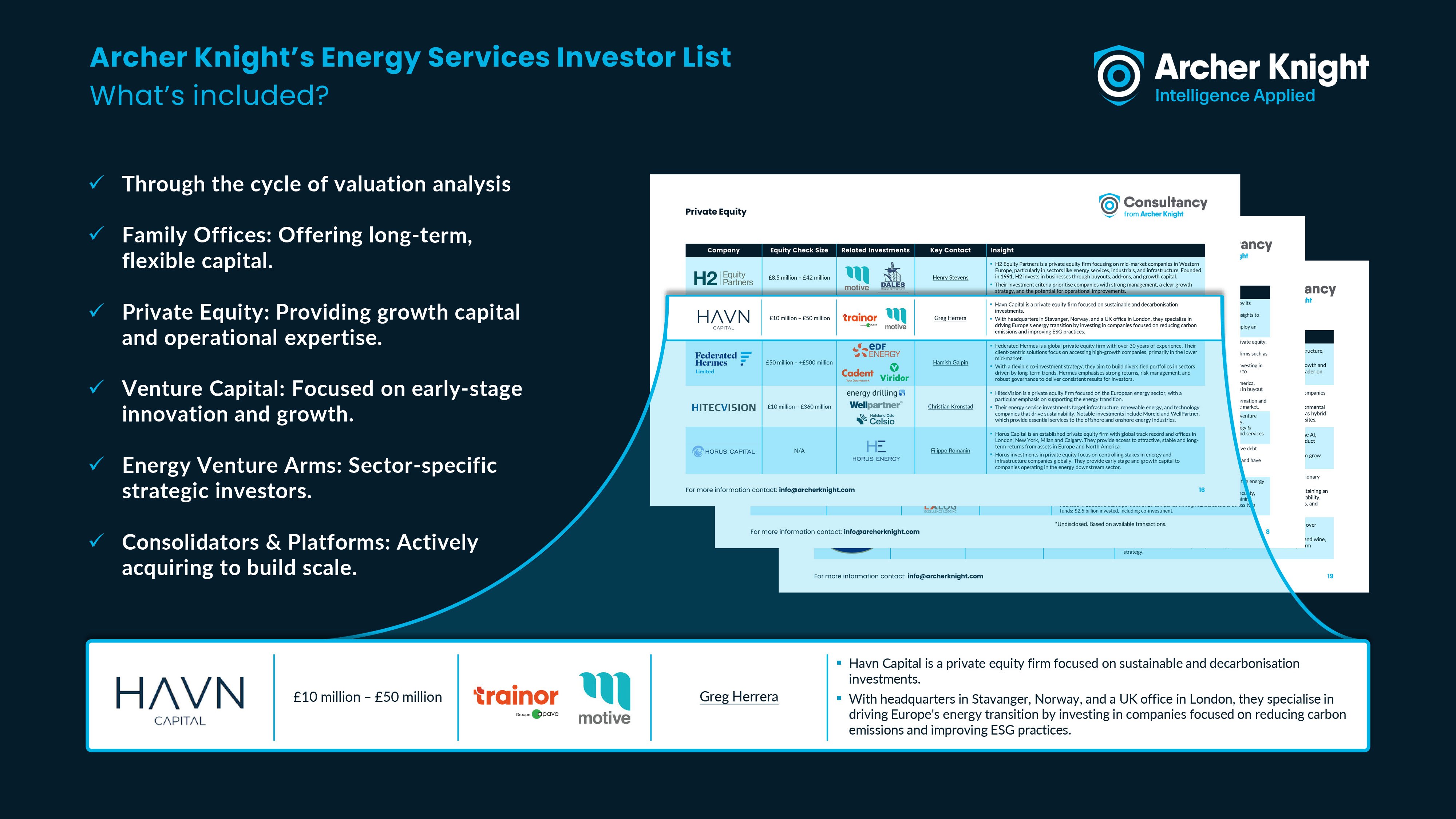 Energy Service Companies List - Flyer